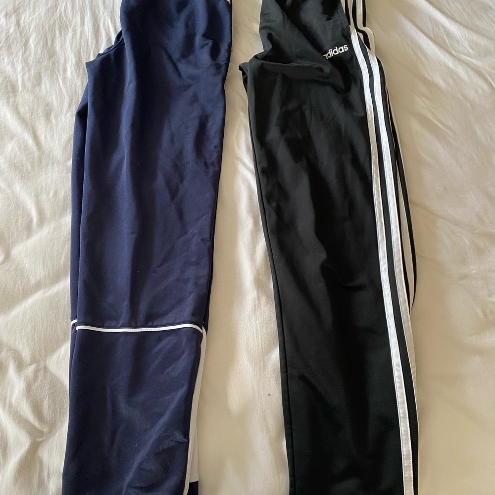 Boys Track Pants 2x Lot Adidas RBX Youth L, and 16/18